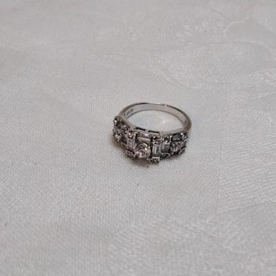 925 CZ Ring Size 7.5