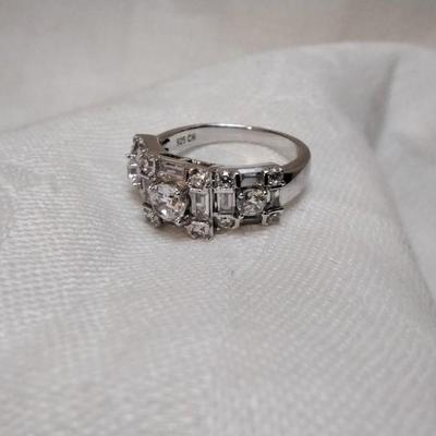 925 CZ Ring Size 7.5