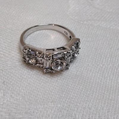 925 CZ Ring Size 7.5
