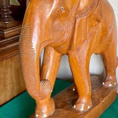 Carved Wooden Elephant