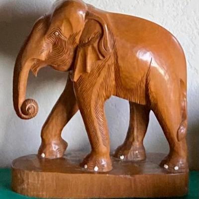 Carved Wooden Elephant