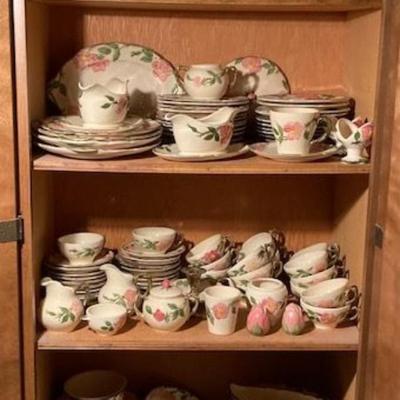 Large Collection Of Franciscan Desert Rose China