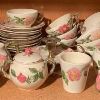 Large Collection Of Franciscan Desert Rose China