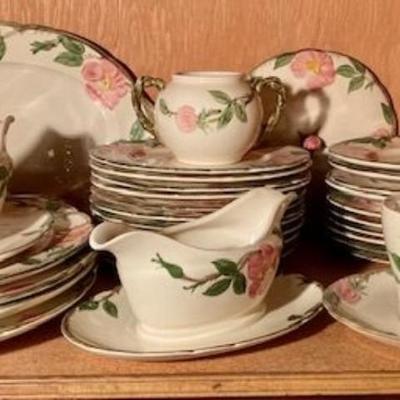 Large Collection Of Franciscan Desert Rose China