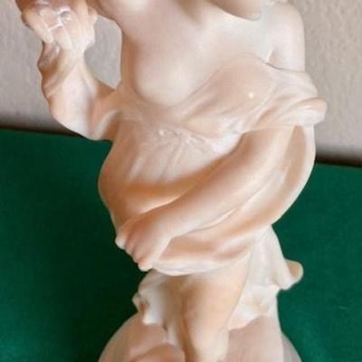 Alabaster Sculpture Of Woman