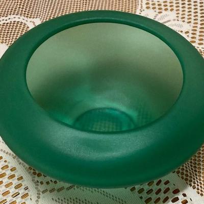 Vintage Green Bowl