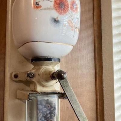 Vintage Wall Mount Coffee Grinder