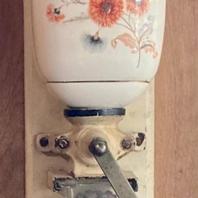 Vintage Wall Mount Coffee Grinder