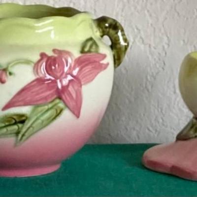 Hull Pottery Bowl And Candle Holder