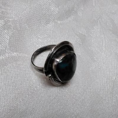 Navajo Turquoise 925 Ring Size 8.5