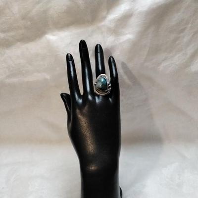 Navajo Turquoise 925 Ring Size 8.5