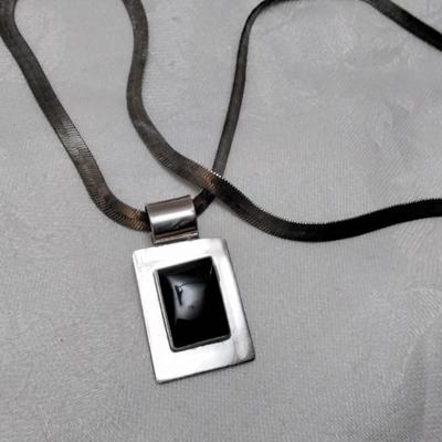 Onyx Mexico 20" 925 Necklace