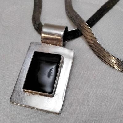 Onyx Mexico 20" 925 Necklace