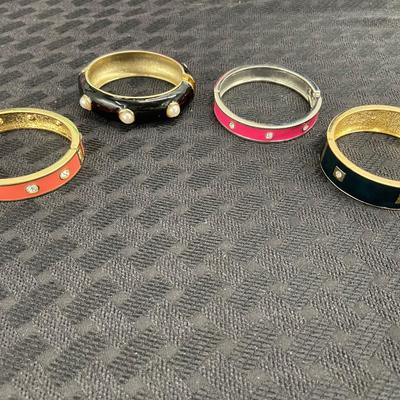 Gorgeous Enamel Bracelets