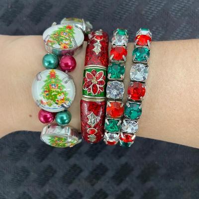 Christmas bracelets