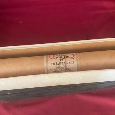 Vintage Word Rolls for Player Piano