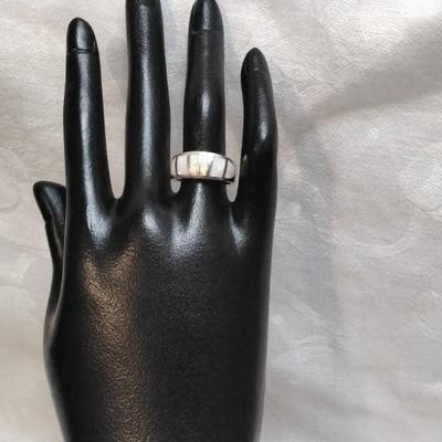 Vintage AK Opal 925 Ring Size 7