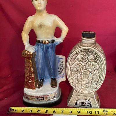 Jim Beam Tulsa Oilman Decanter