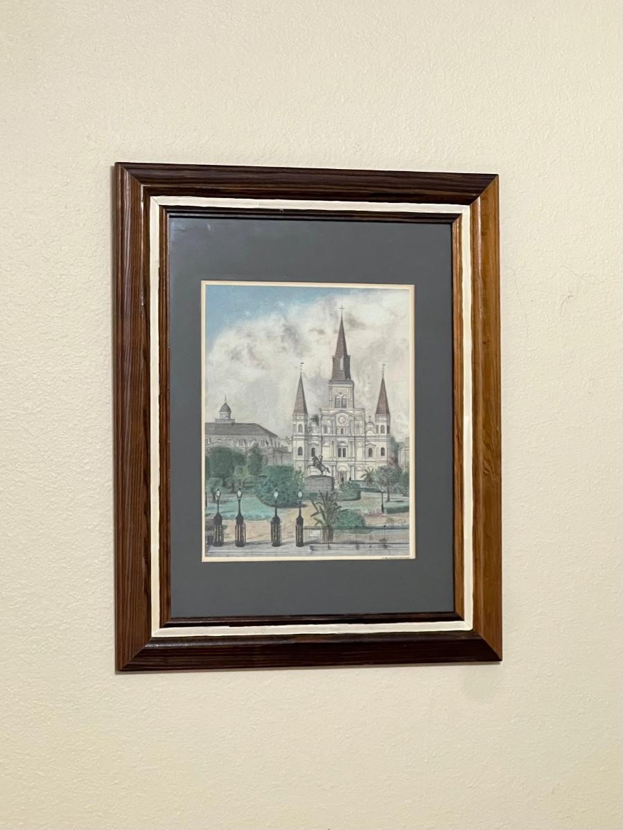 ARCHIE BOYD “ARCH” ~ “Natchez” & “St Louis Cathedral” ~ Signed Prints ...