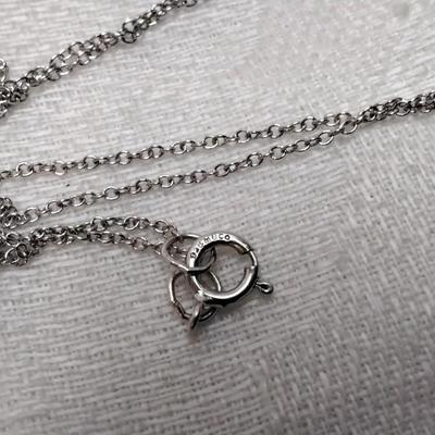 Vintage Diamond Eternity Necklace MSCO 18" 925 Necklace