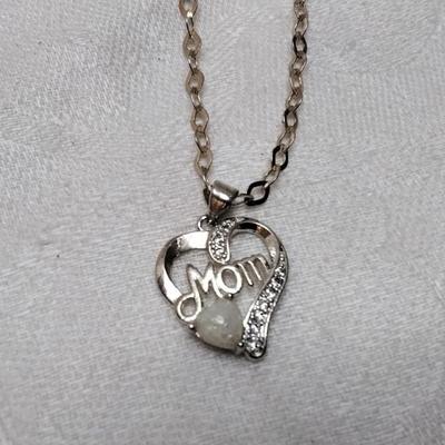 Vintage Italian Opal Mom 19" 925 Necklace