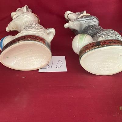 Vintage Beams Poodle Decanters