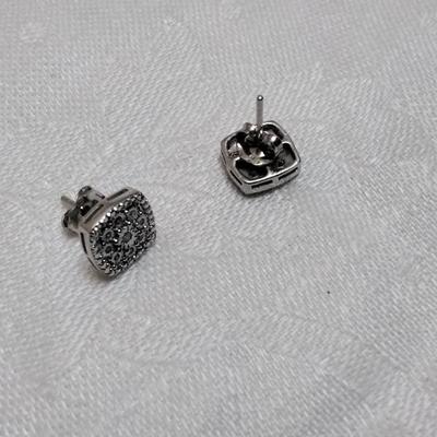 Diamond Chip 925 Earrings