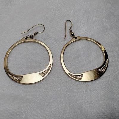 Gold Vermeil Turquoise and Coral King Tut Earrings