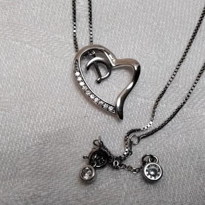 White Sapphire 16" 925 Necklace
