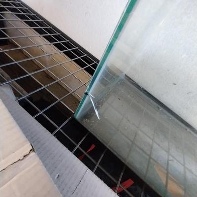 GLASS TANK WITH SCREEN COVER TOP