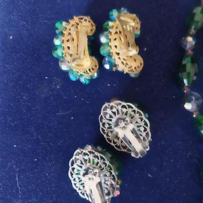 VINTAGE COSTUME AND GLASS BEADS