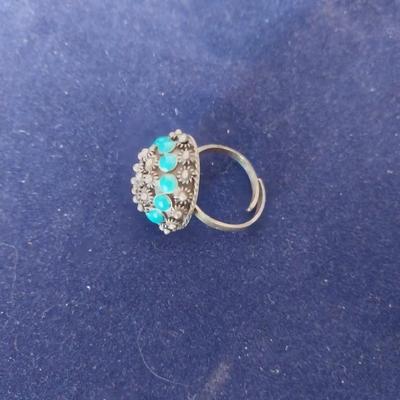 ADJUSTABLE LADIES SILVER RING