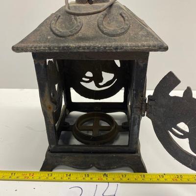 Heavy Iron Candle Lamp
