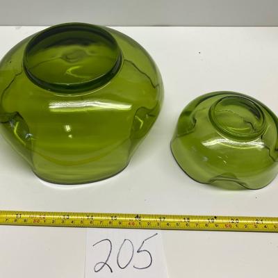 Vintage Anchor Hocking Pinched Serving Bowls