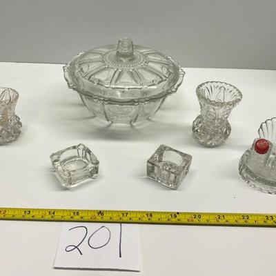 Vintage Toothpick and Salt Holders