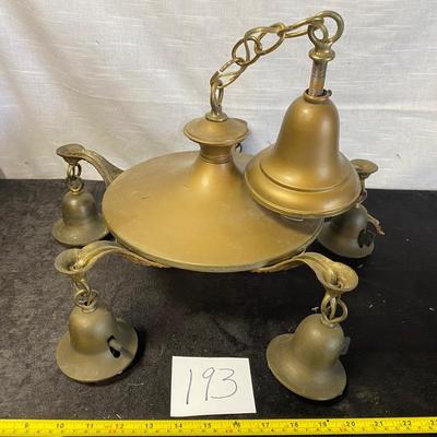 Vintage Brass Light Fixture