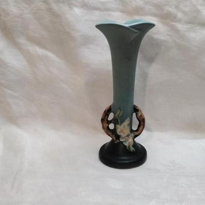 Roseville Apple Blossom Bud Vase #379-7