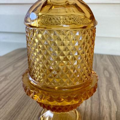 Amber Fairy Glass 7"