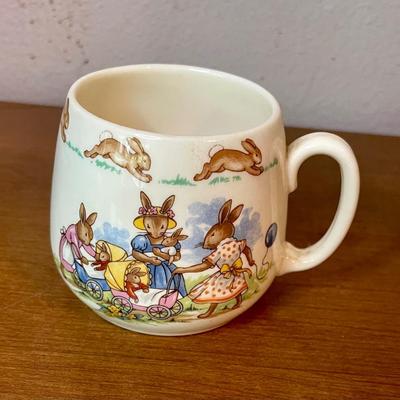 Royal doulton bunnykins bowl and mug