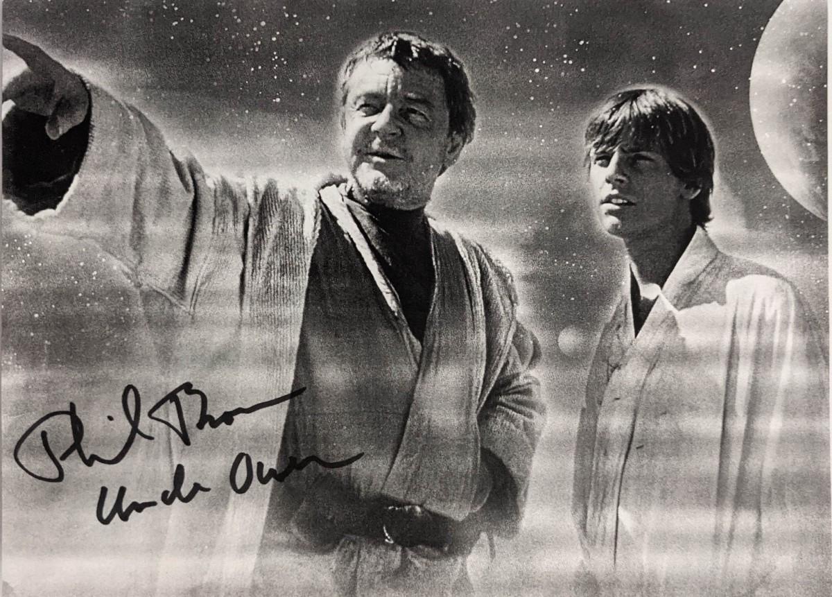 Star Wars Phil Brown Signed Photo- RARE | EstateSales.org