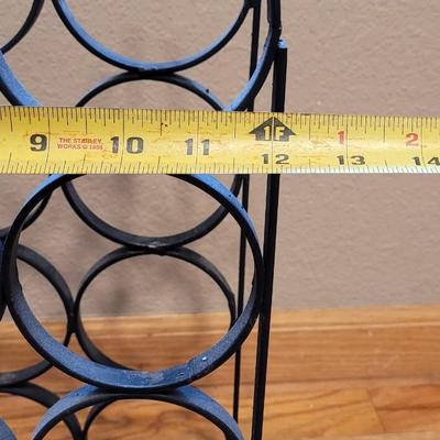 Vintage Wrought Iron Wine Rack