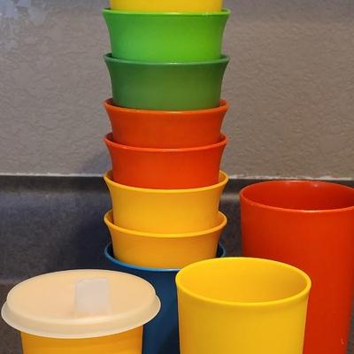 Vintage Tupperware Cups
