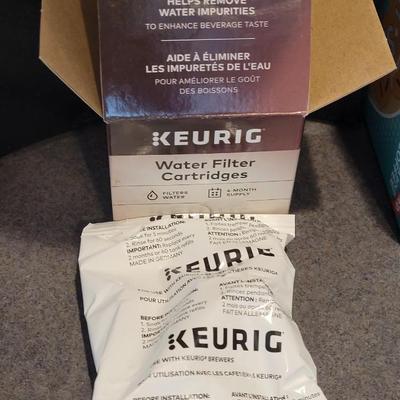 Keurig Coffee Maker, Filter, and Coffee