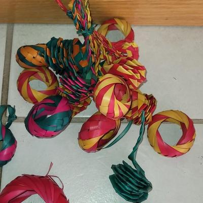 Vintage Mexican Woven Decorations