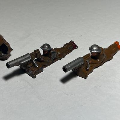 Barclay Manoil Machine Gunner lot of 4