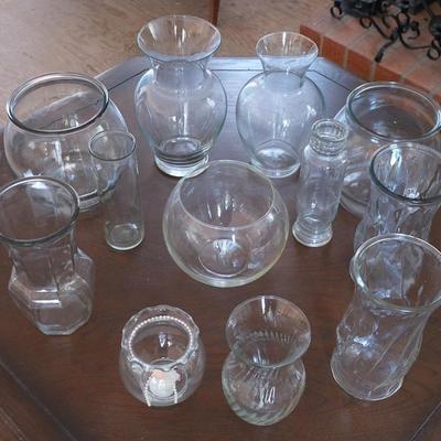 Glass Bowls & Vases
