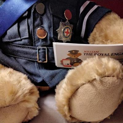 EXTREMELY RARE! Handmade William the Teddy Bear, by the Great British Bear Company, Limited to an edition of 5,000