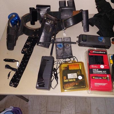 Police items lot