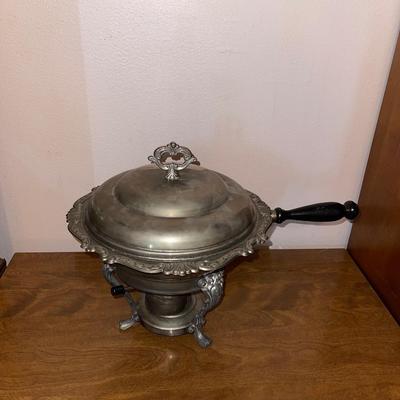 Silver plated serving dish
