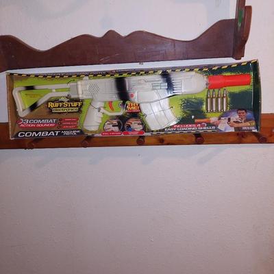Combat toy machine pistol  unopened